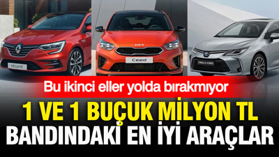 İkinci elde bu modeller yolda bırakmıyor: 1 - 1.5 milyon TL bandındaki en iyi otomobiller