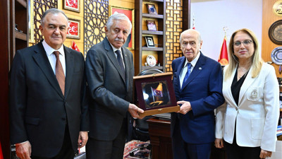 MHP TBMM Grubu'ndan Devlet Bahçeli'ye ziyaret