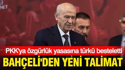 Bahçeli'den yeni talimat: PKK'ya özgürlük yasasına türkü besteletti