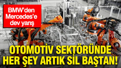 BMW’den Mercedes’e dev yarış: Otomotiv sektöründe her şey artık sil baştan