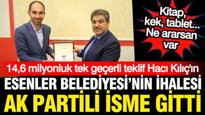 Esenler Belediyesi'nin ihalesi AK Partili isme gitti: Gençlik kolları başkanıydı