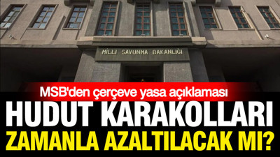 MSB'den çözüm süreci açıklaması: Karakol sayısı azaltılacak mı?