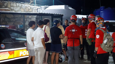 Bodrum'da ormanlık alanda kaybolan 5 genç ekipler tarafından bulundu