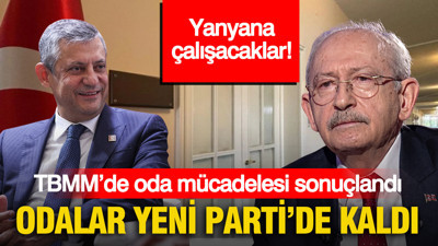 Odalar YENİ Parti'nin: TBMM'de oda mücadelesi sonuçlandı