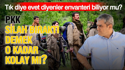 Yılmaz Özdil: 'PKK silah bıraktı demek o kadar kolay mı?'
