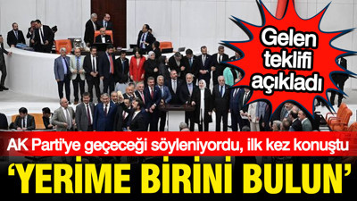 AK Parti'ye geçeceği söyleniyordu ilk kez konuştu: Yerime birini bulun