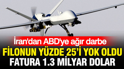 İran’dan ABD’ye ağır darbe: Filonun yüzde 25'i yok oldu, fatura 1.3 milyar dolar