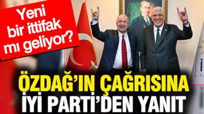 Yeni bir ittifak mı geliyor? Özdağ'ın çağrısına İYİ Parti'den yanıt