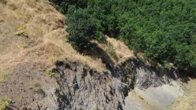 Bingöl'de koruma altındaki dağ keçisi dronla kaydedildi