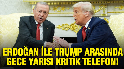 Erdoğan ile Trump arasında gece yarısı kritik görüşme