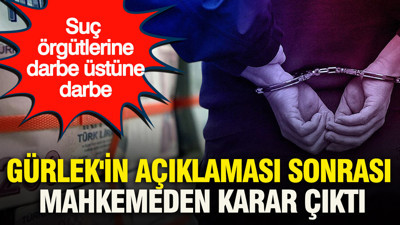 Gürlek'in açıklaması sonrası mahkemeden karar çıktı