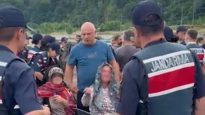 Rize Pazar'da kafes balıkçılığına karşı köylülerden nöbet ve oturma eylemi