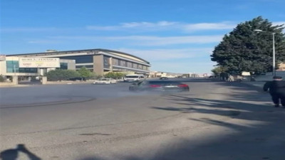 Drift atan ehliyetsiz sürücüye rekor ceza