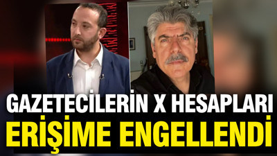Gazeteci Nasuh Bektaş ve Fırat Fıstık'ın X hesapları erişime engellendi