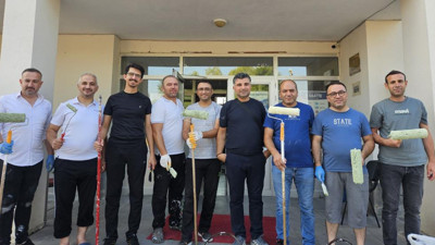 Sivas'ta okul yöneticilerinden köy okuluna anlamlı destek: Sınıflar yeni döneme hazırlandı