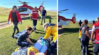 Yaylada nefes kesen operasyon: Helikopter havalandı