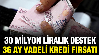 KOBİ’lere 30 milyon liralık destek: 36 ay vadeli kredi fırsatı başladı