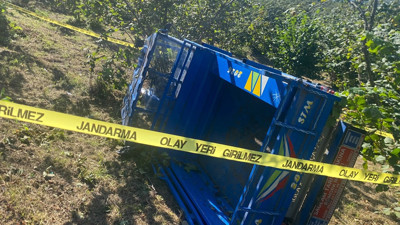 Ordu’da patpat fındık bahçesine yuvarlandı 2 kişi öldü, 11 kişi yaralandı