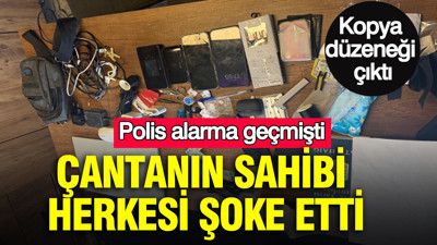 Şüpheli çantanın sahibi herkesi şoke etti: Polis alarma geçmişti: Kopya düzeneği çıktı: Öğretmen itiraf etti