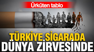 Türkiye sigarada dünya zirvesinde: Ürküten tablo