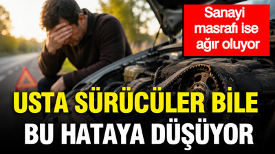 Usta sürücüler bile bu hataya düşüyor: Sanayi masrafı ise ağır oluyor
