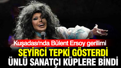 Kuşadası'nda Bülent Ersoy gerilimi: Seyirci tepki gösterdi, ünlü sanatçı küplere bindi