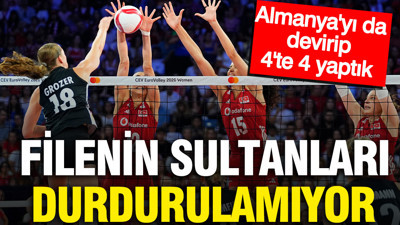 Filenin Sultanları durdurulamıyor: Almanya'yı da devirip 4'te 4 yaptık