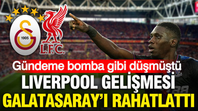 Sarr hamlesi gündemi sallamıştı... Liverpool gelişmesi Galatasaray'ı rahatlattı