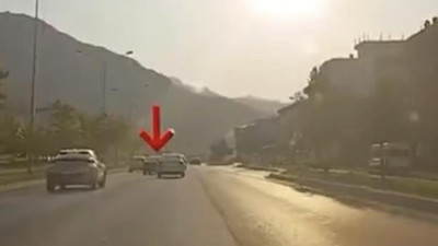 Denizli'de makas atarak trafiği tehlikeye düşüren sürücüye 90 bin TL ceza