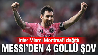 Messi'den 4 gollü şov: Inter Miami Montreal'i dağıttı