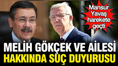 Ankara Büyükşehir Belediyesi'nden Melih Gökçek hakkında suç duyurusu: Örgütlü suçlar