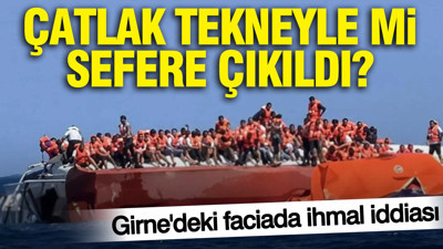 Girne'deki faciada ihmal iddiası: Çatlak tekneyle mi sefere çıkıldı?