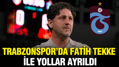 Trabzonspor'da Fatih Tekke ile yollar ayrıldı