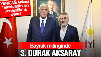Bayrak mitinginde 3. durak Aksaray