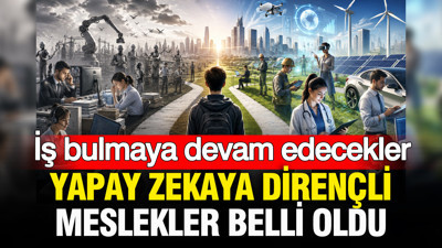 İş bulmaya devam edecekler: Yapay zekaya dirençli meslekler belli oldu