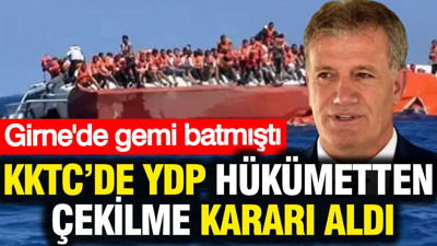 KKTC'de YDP hükümetten çekilme kararı aldı