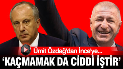 Ümit Özdağ'dan Muharrem İnce'ye: Kurduğunuz partiden kaçmamak da ciddi bir iştir