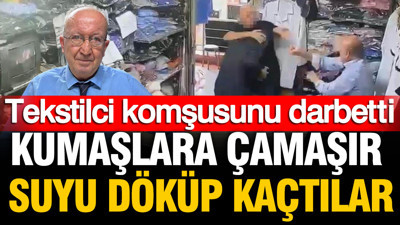 İzmit’te tekstilci esnafı komşusunu darbetti: 'Dükkanıma çökmeye çalışıyorlar'