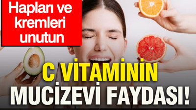 Hapları ve kremleri unutun: C vitaminin mucizevi faydası