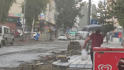 Ardahan’da sağanak ve dolu yağışı hayatı olumsuz etkiledi