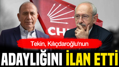 Gürsel Tekin, Kılıçdaroğlu'nun adaylığını ilan etti: Aklınızı başınıza alın
