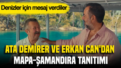 Ata Demirer ve Erkan Can'dan mapa-şamandıra tanıtımı: Su altındaki yaşam için çağrı