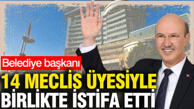 CHP'de bir belediye başkanı daha 14 meclis üyesiyle istifa etti