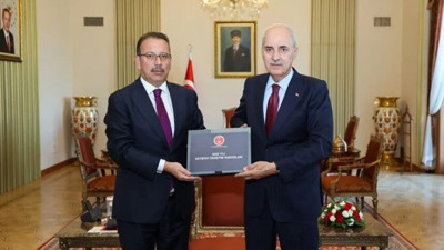 Numan Kurtulmuş, Sayıştay Başkanı Metin Yener'i kabul etti
