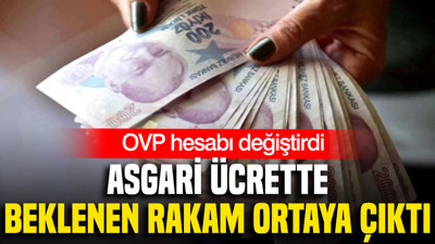 Asgari ücrette beklenen rakam ortaya çıktı: OVP hesabı değiştirdi
