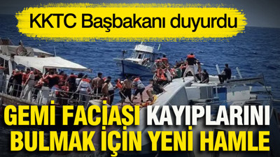 Gemi faciası kayıplarını bulmak için yeni hamle: KKTC Başbakanı duyurdu