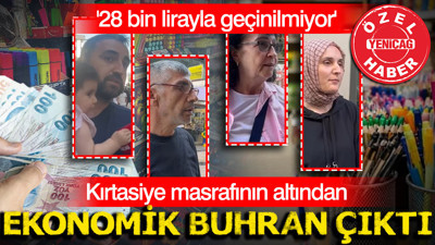 Kırtasiye masrafının altından ekonomik buhran çıktı: '28 bin lirayla geçinilmiyor'
