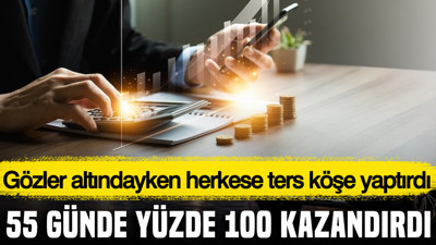 55 günde yüzde 100 kazandırdı: Gözler altındayken herkese ters köşe yaptırdı