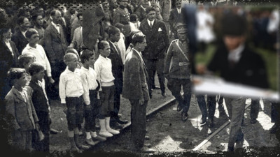 Atatürk'ün o anı ilk kez ortaya çıktı: Bu kareyi daha önce görmediniz