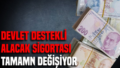 Devlet destekli alacak sigortası tamamen değişiyor